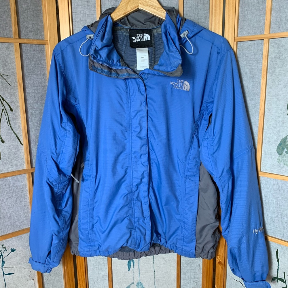 The North Face Blue Windbreaker Jacket.